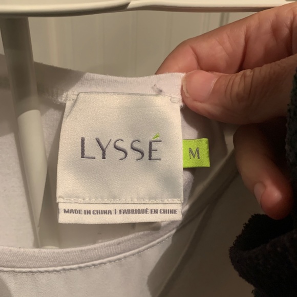 Lysse Valencia layering top in white. Worn a few times. 100 retail - Picture 2 of 4